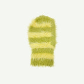 Original Design Non-mainstream Style Striped Mink-like Knitted Hat
